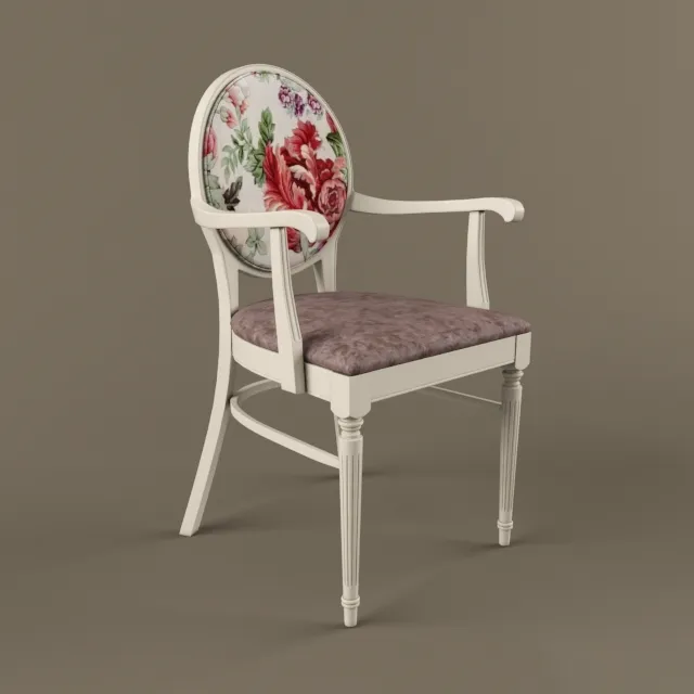 furniture - Chair Fameg B-9416 3D Model