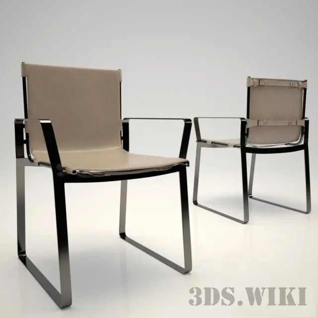 furniture - Chair Fendi Casa Blixen 3D Model