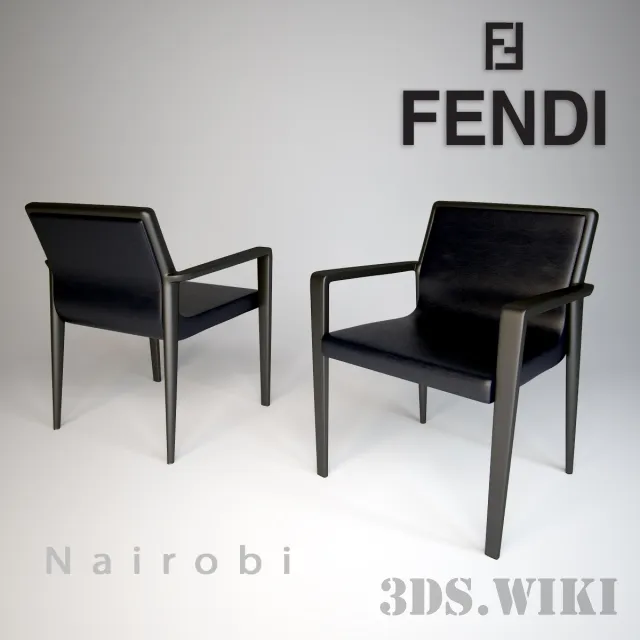 furniture - Chair Fendi Nairobi 3D Model