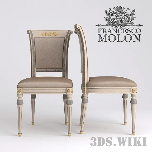 furniture - Chair Francesco Molon S1741 3D Model