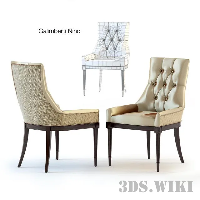 furniture - Chair Galimberti Nino Gera GN457 3D Model
