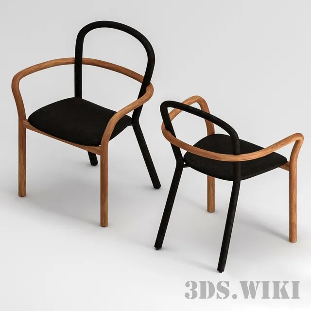 furniture - Chair Gentle Porro 3D Model