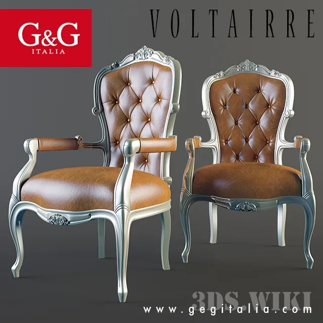 furniture - Chair G&G Voltairre 3D Model