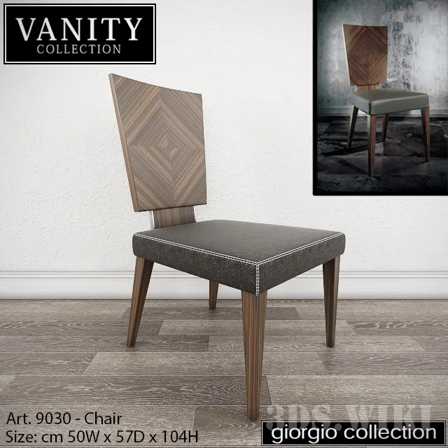 furniture - Chair GIORGIO COLLECTION Vanity - Art. 9030 3D Model