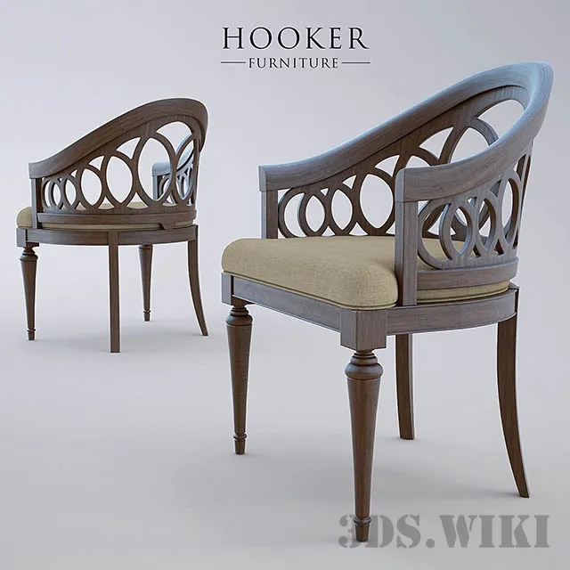 furniture - Chair Hooker Furniture Cambria 3D Model