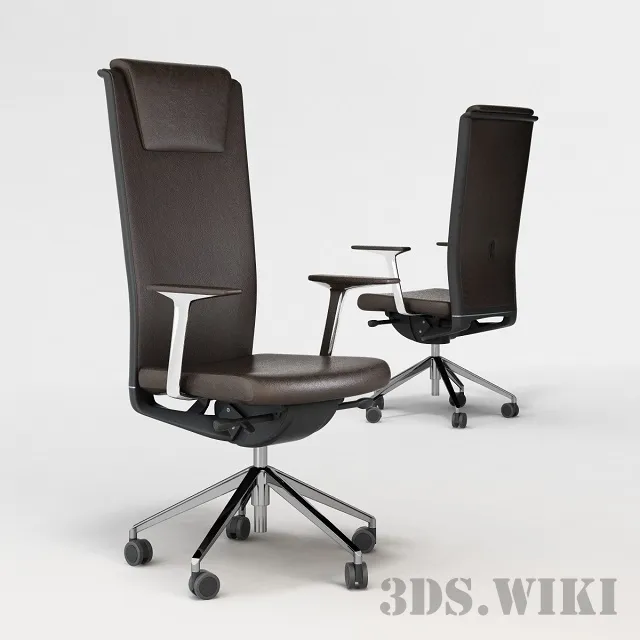 furniture - Chair Kastel Kompasso High Back 3D Model