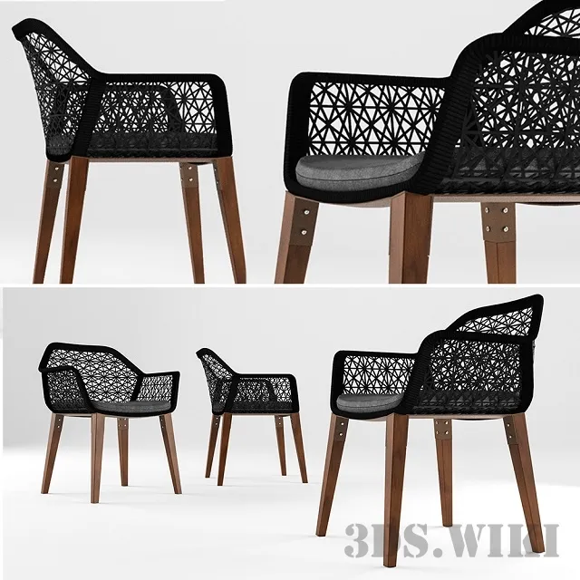 furniture - Chair KETTAL - Outdoor Timeless Furniture 3D Model