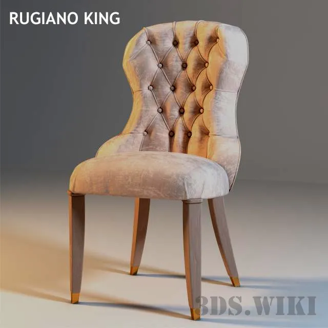 furniture - Chair King Rugiano 3D Model