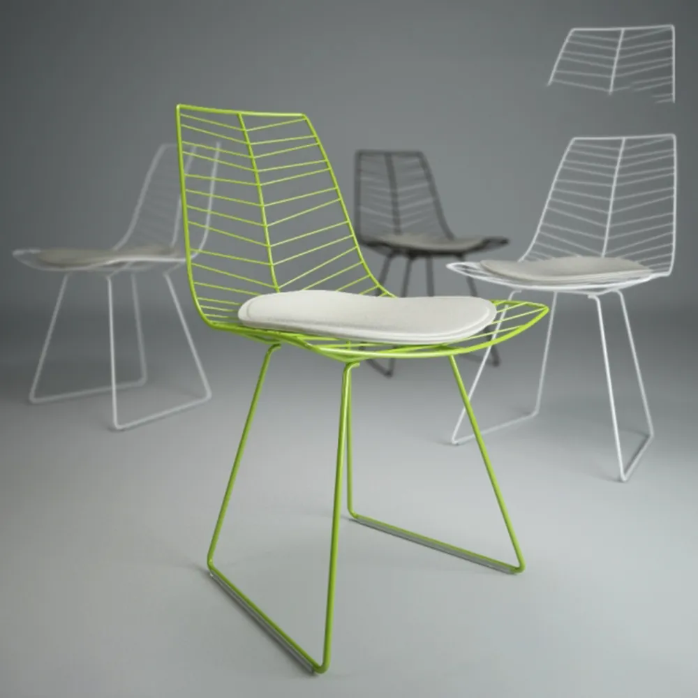 furniture - Chair Leaf - sled from Lievore 3D Model