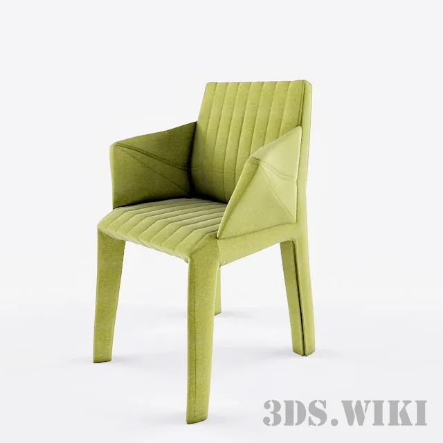 furniture - Chair LIGNE ROSET Imbottiti Facett 3D Model