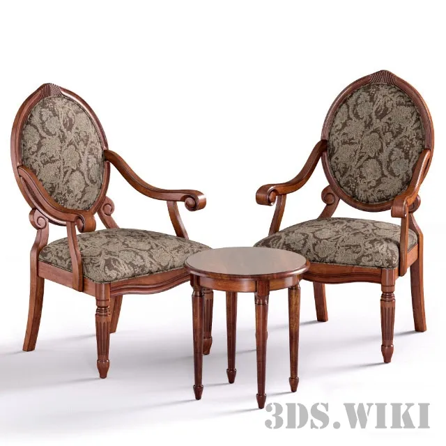 furniture - Chair Madison Park 3D Model