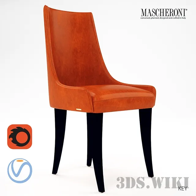 furniture - Chair MASCHERONI Key 3D Model