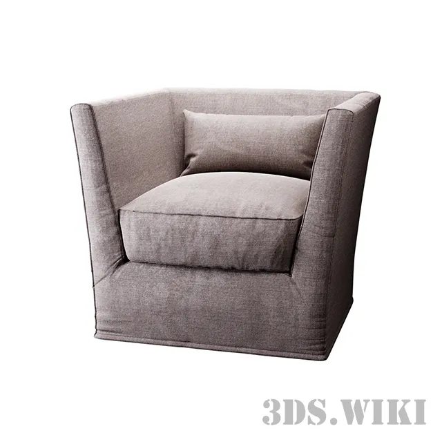 furniture - Chair Meridiani Queen 3D Model