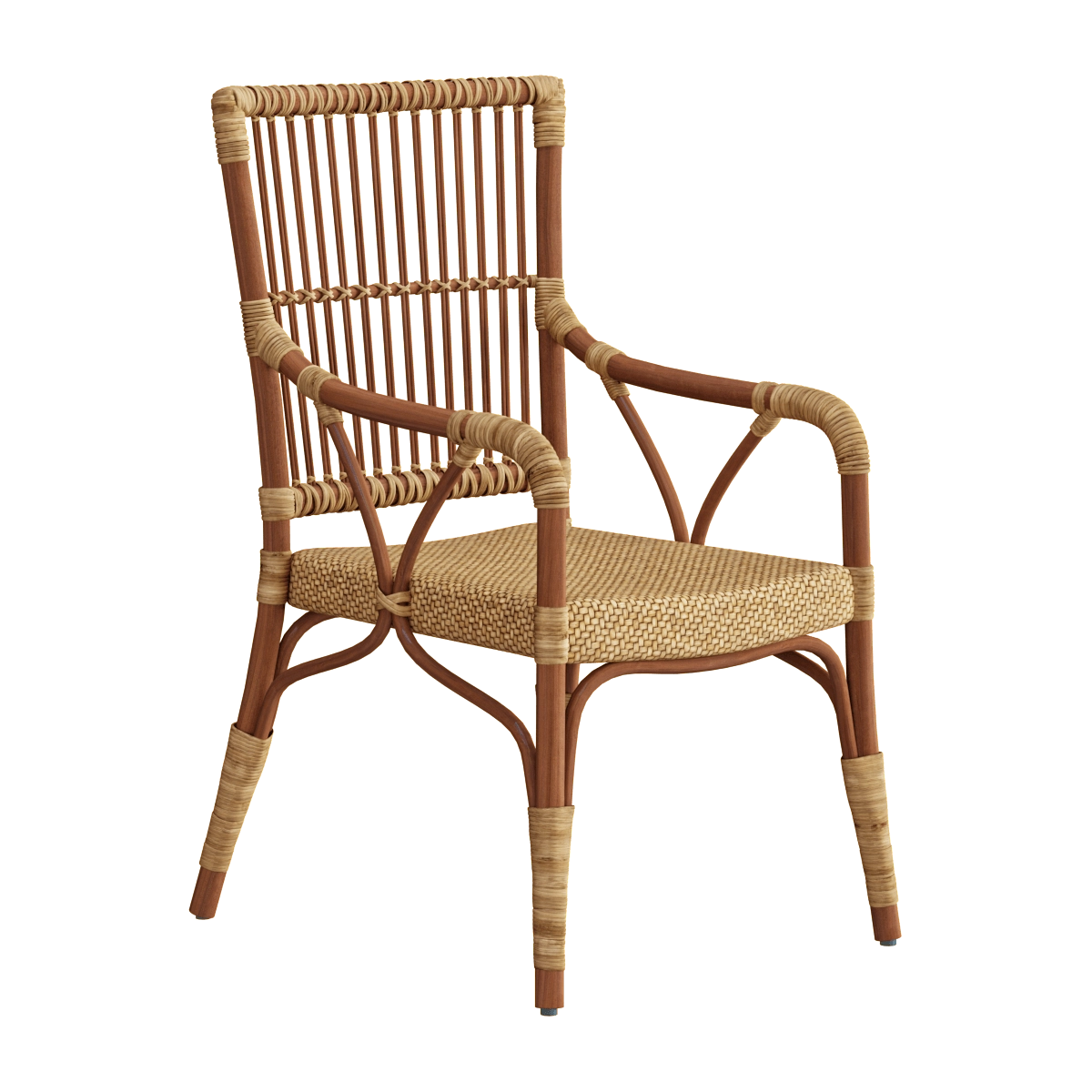 furniture - Chair Natalia Rattan 3D Model