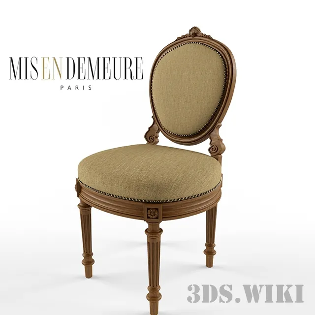 furniture - Chair Neuville Mis en Demeure 3D Model