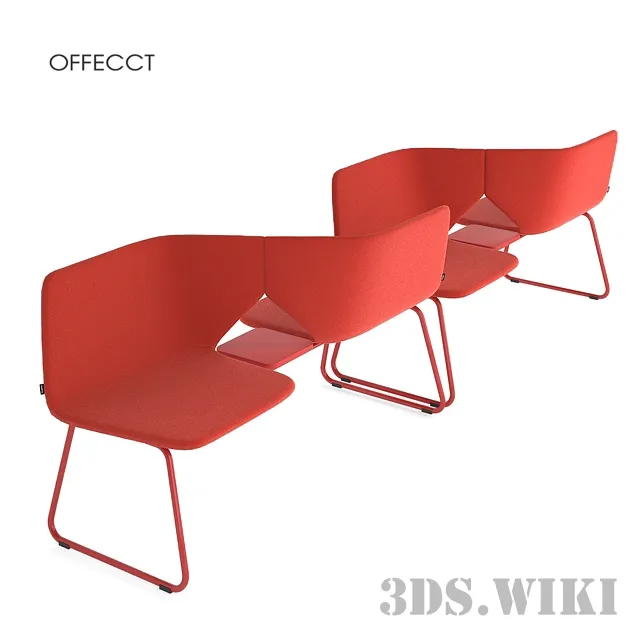 furniture - Chair OFFECCT Studio + Twin Beam 3D Model