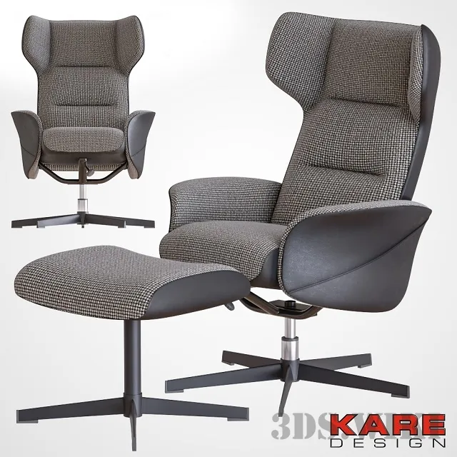 furniture - Chair "Ohio" - KARE Design 3D Model
