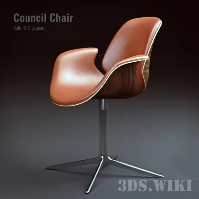 furniture - Chair OneCollection Council 3D Model