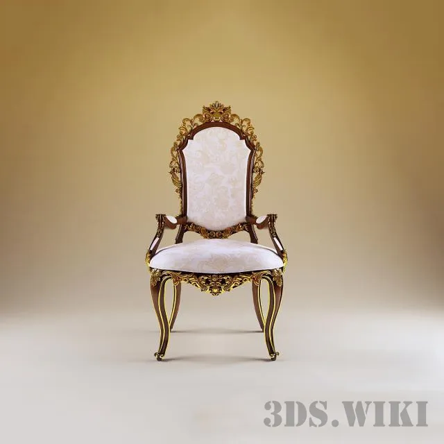 furniture - Chair Paolo Lucchetta Baroque 3D Model