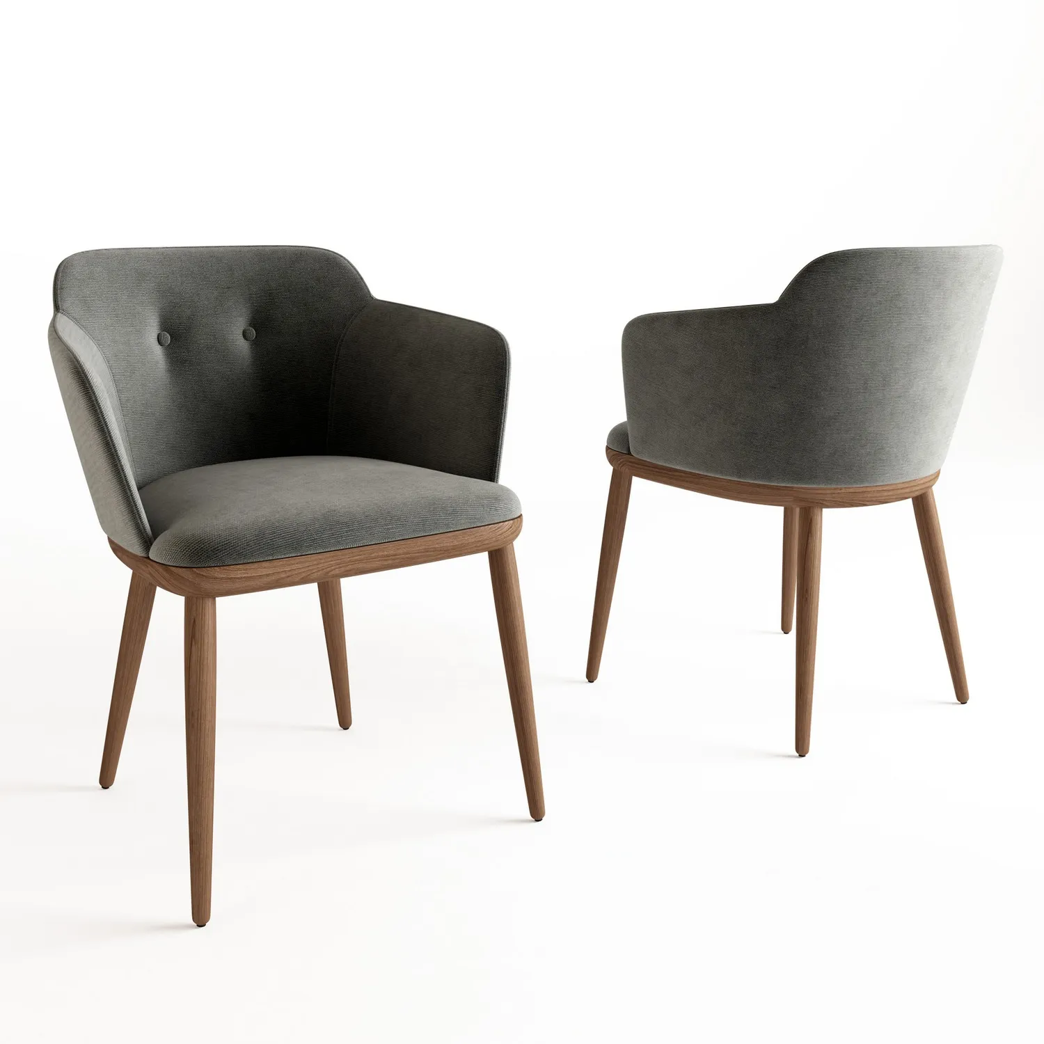 furniture - Chair Porada Celine 3D Model