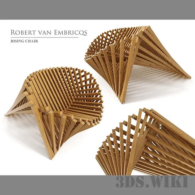 furniture - Chair Rising by Robert van Embricqs 3D Model