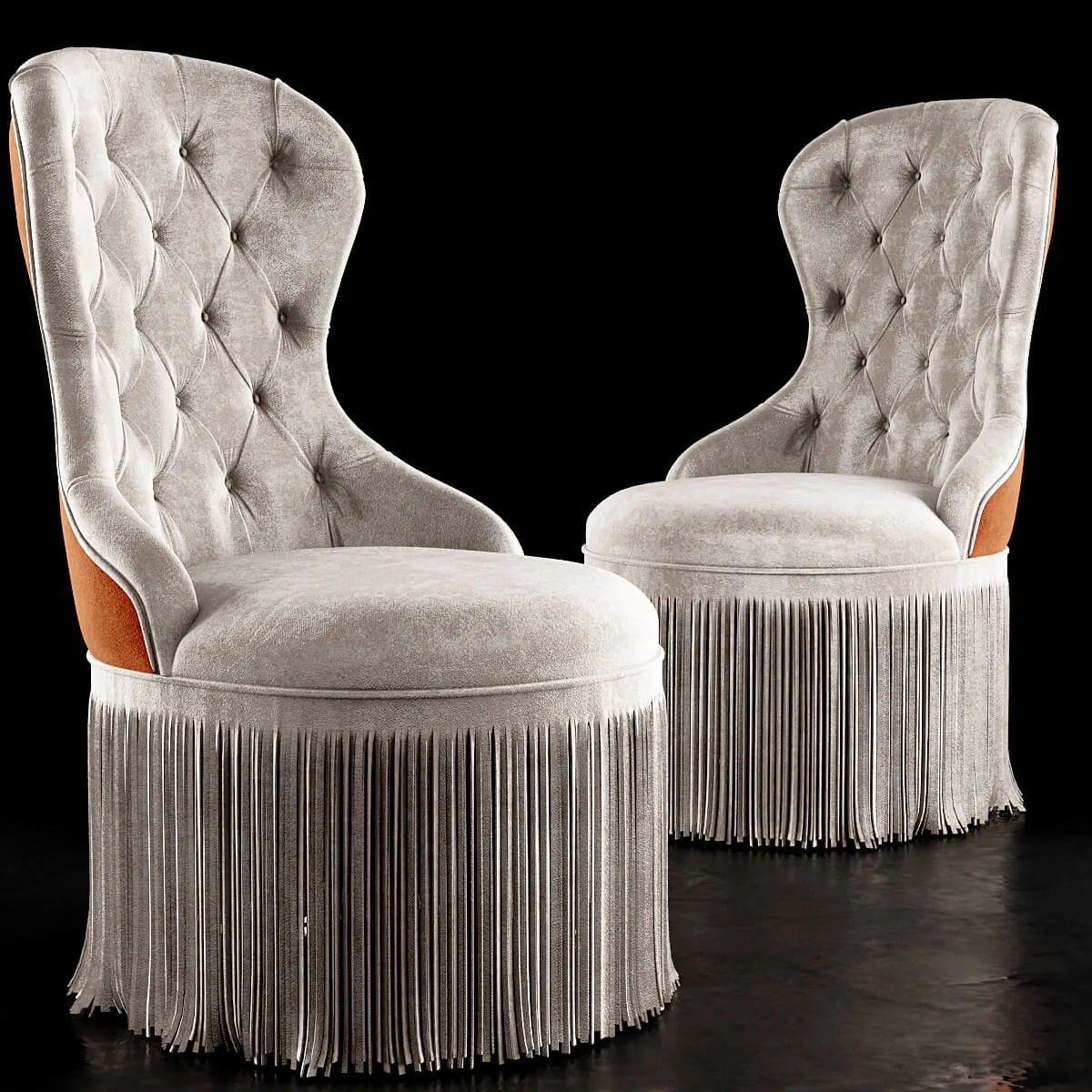 furniture - Chair Rugiano King F 3D Model