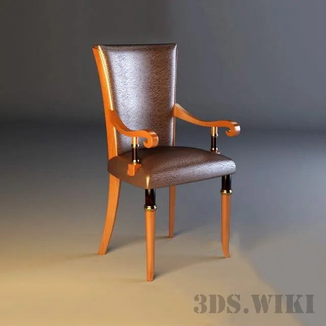 furniture - Chair SELVA 8809 3D Model