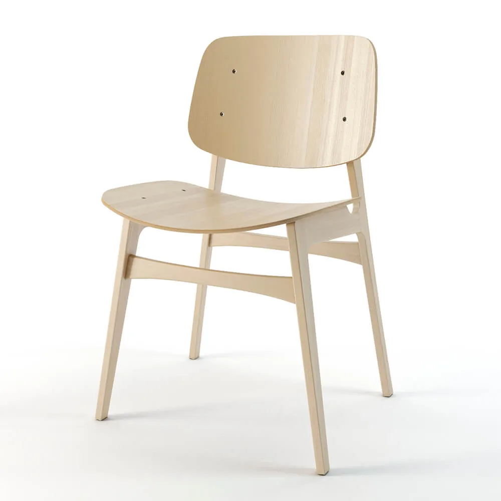 furniture - Chair Soborg By FREDERICIA FURNITURE 3D Model