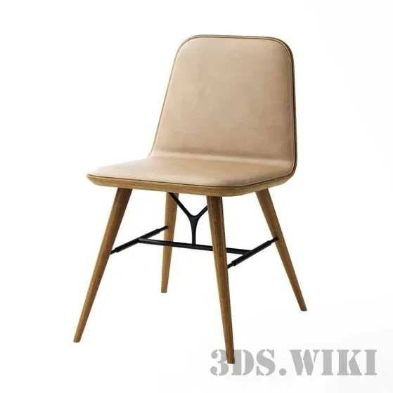 furniture - Chair Spine Space Copenhagen Fredericia 3D Model