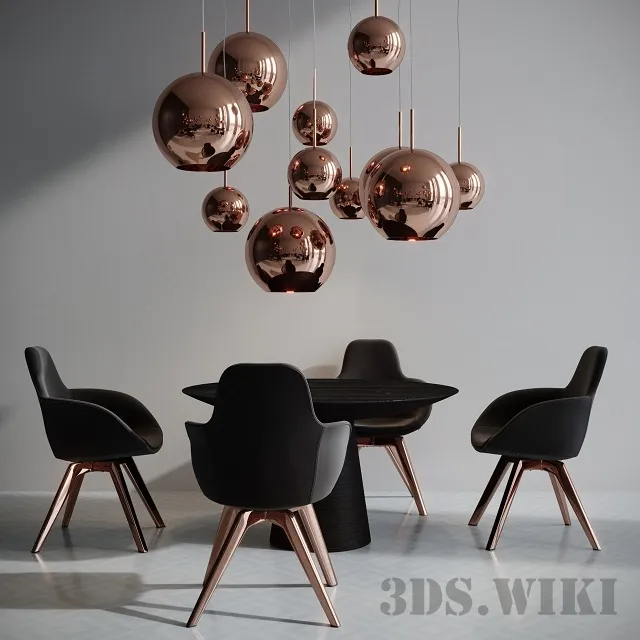 furniture - Chair TOM DIXON 3D Model