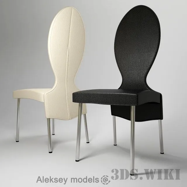 furniture - Chair Tonin Casa / Sedia Art. 7258 P70 3D Model