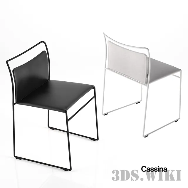 furniture - Chair TULU LG Cassina 3D Model