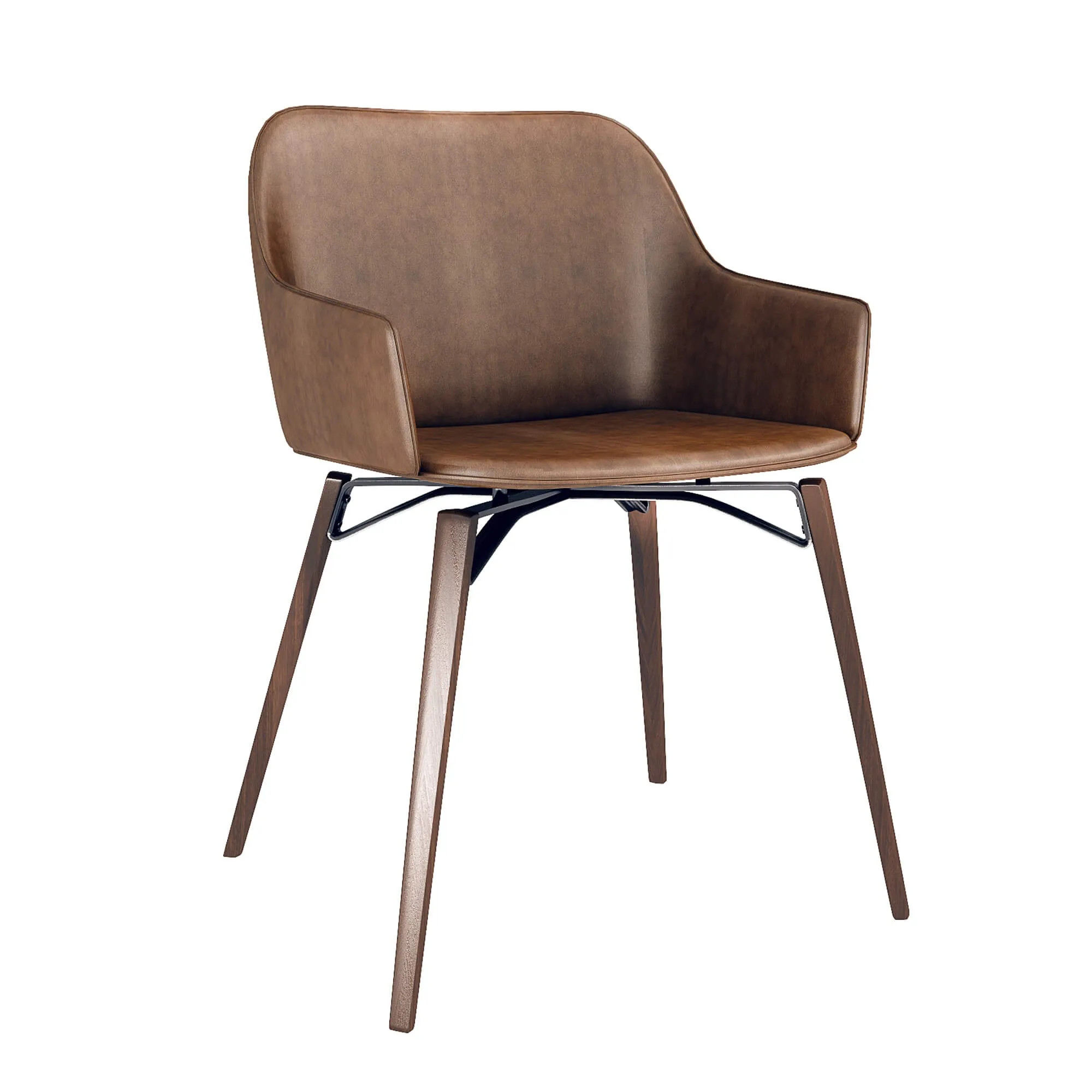 furniture - Chair with armrests Frag Iki PW FG 333.06 3D Model