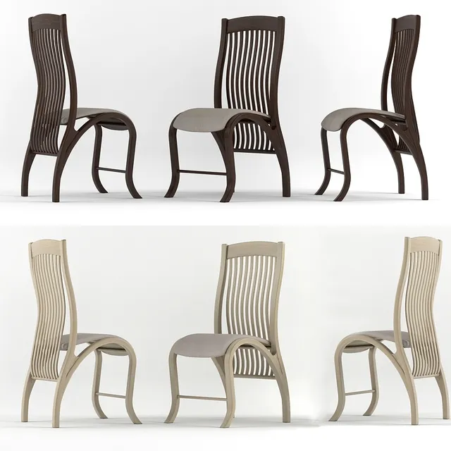 furniture - ChairBentWood 3D Model