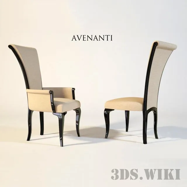 furniture - Chairs AVENANTI VR 610 3D Model
