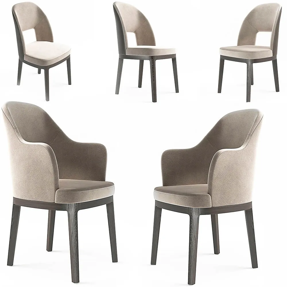 furniture - Chairs Judit Flexform 3D Model