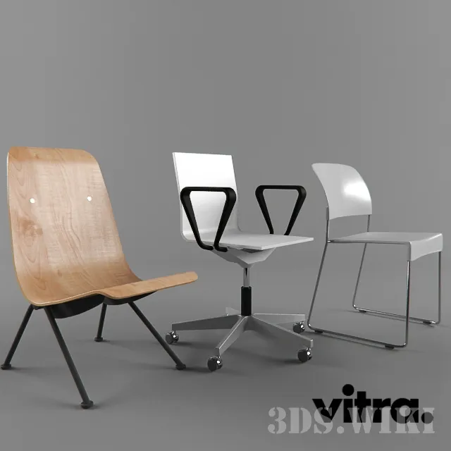 furniture - Chairs Vitra 3D Model