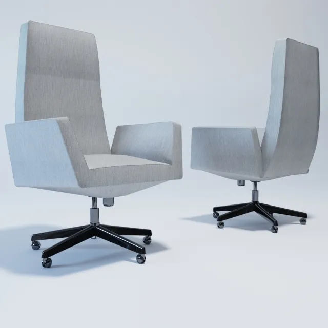 furniture - Chancellor chairs Poltrona Frau 3D Model