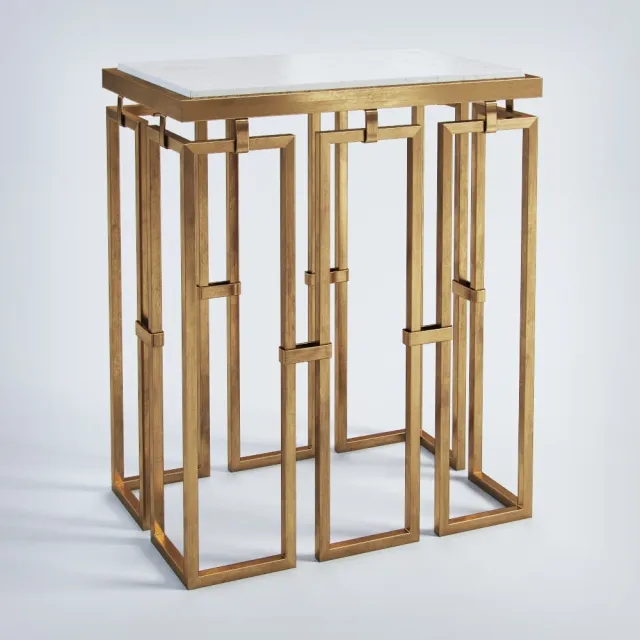 furniture - CHANNING ACCENT TABLE 3D Model