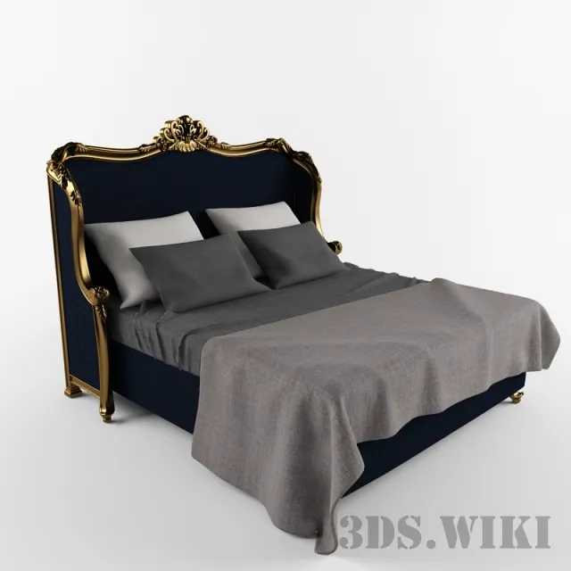 furniture - CHELINI bed 3D Model