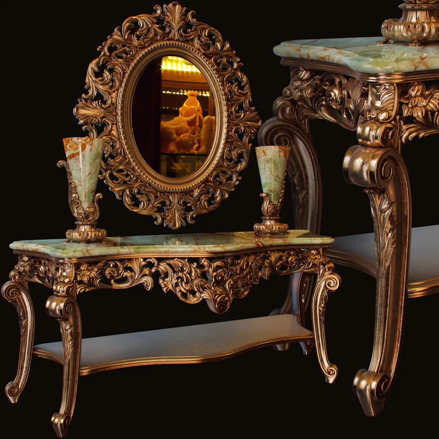 furniture - Chelini Console 6 3D Model