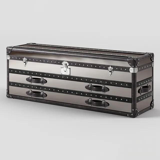 furniture - Chest medium Harrow Medium Trunk 3D Model