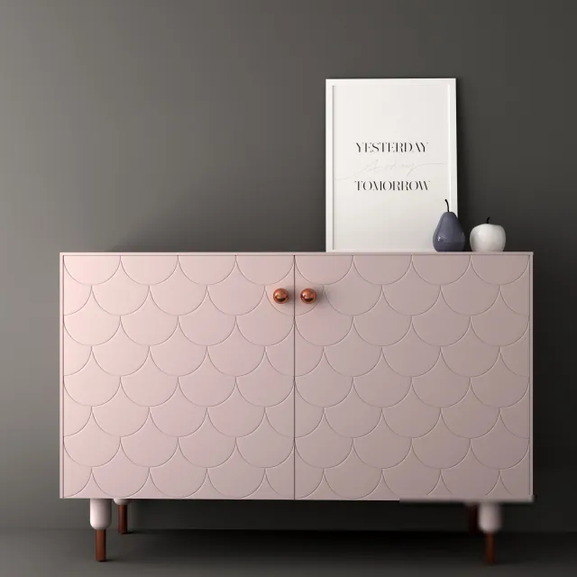 furniture - Chest of drawer 08 3D Model