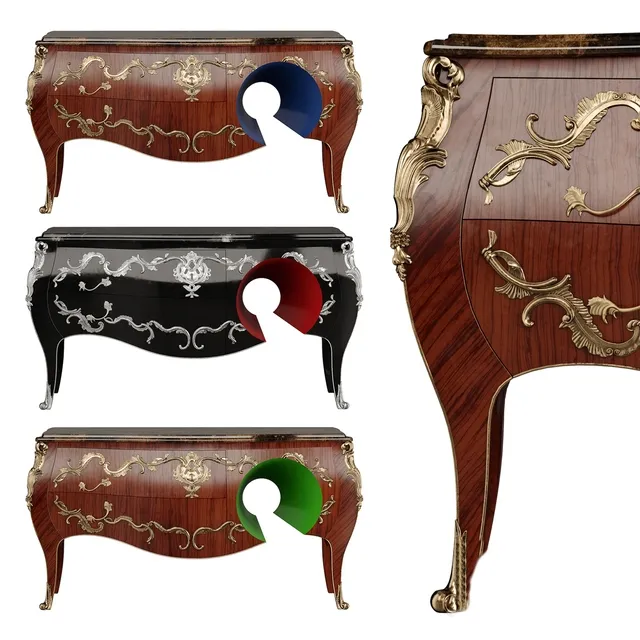 furniture - Chest of drawer- 6705 3D Model