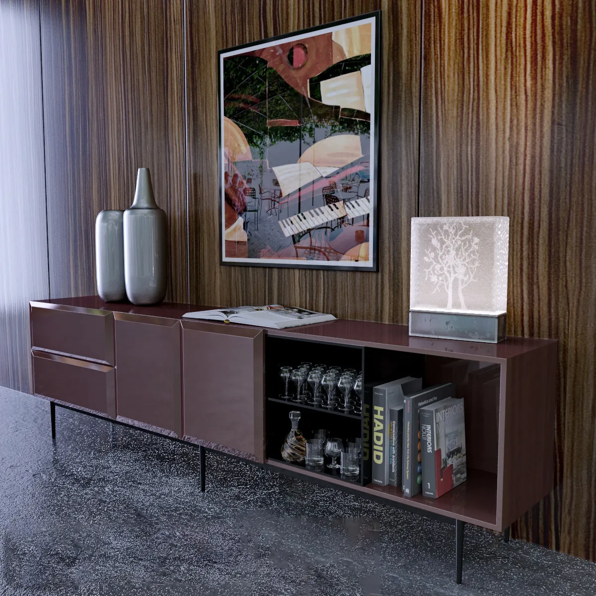 furniture - Chest of drawer by Moxie 8 3D Model