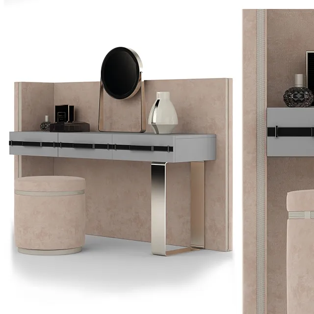 furniture - Chest of drawer with mirror 3D Model