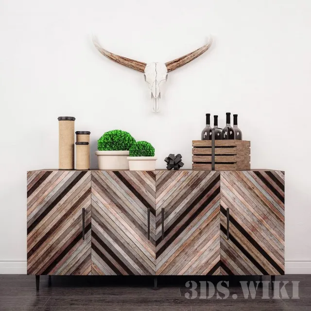 furniture - Chest of drawers 3D Model