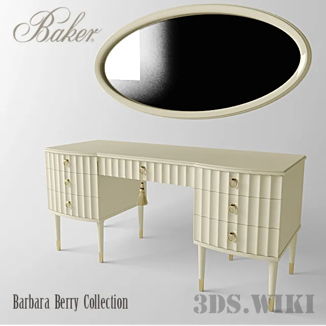 furniture - Chest of drawers BAKER BARBARA BARRY 3D Model