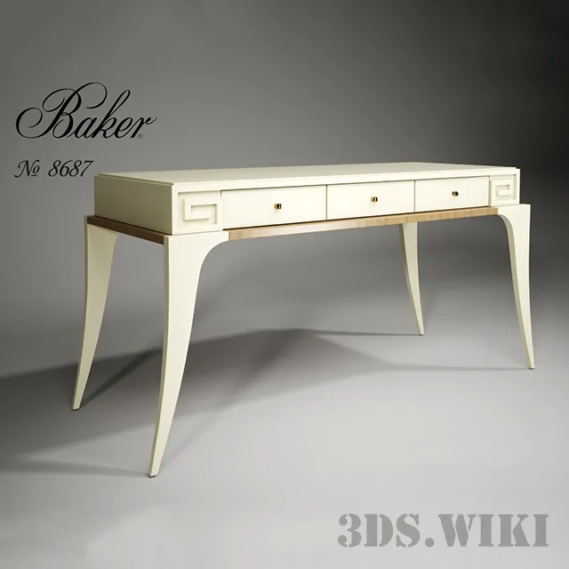 furniture - Chest of drawers Baker Furniture 3D Model