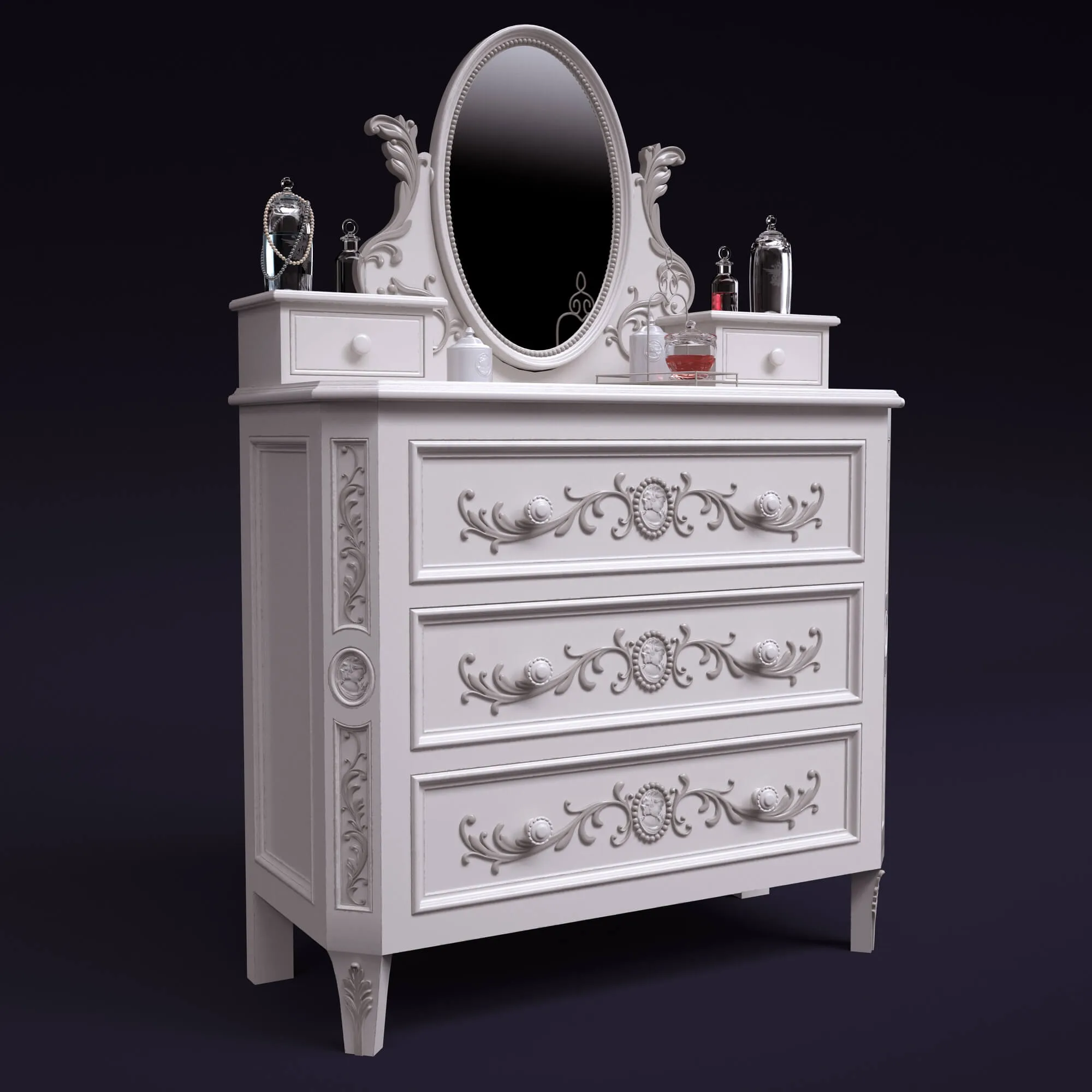 furniture - Chest of drawers Cameo 3D Model